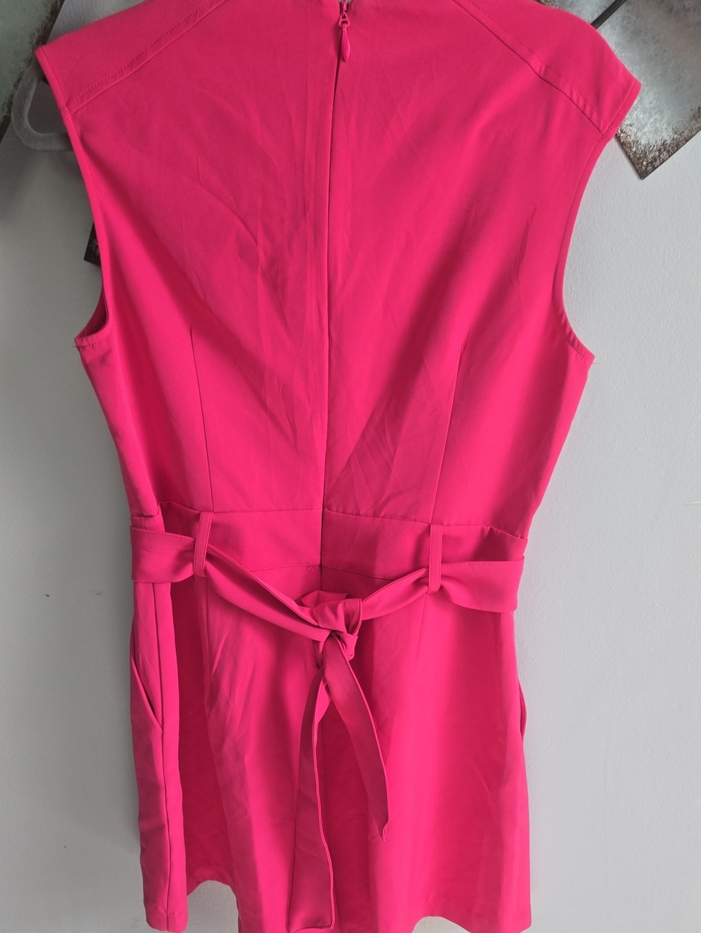New York & Company Hot Pink Stretch Top